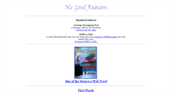 Desktop Screenshot of nogoodreason.com